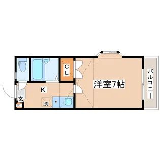 リブレ恵和町【2階】の間取り