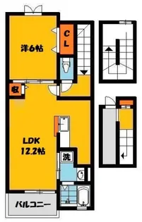 カーサRS【3階】の間取り