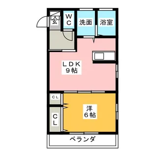サウスパーク【1階】の間取り