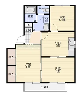 フレグランスみかげ【1階】の間取り