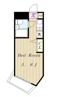 ドム登戸II【3階】の間取り