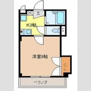 サンフォーレスト【1階】の間取り