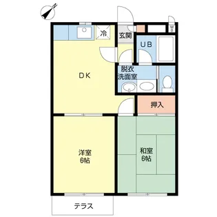 メゾン・ボヌール【1階】の間取り