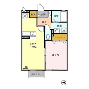 セピアコート【2階】の間取り