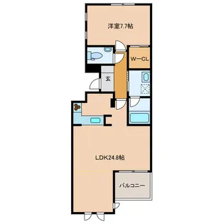 静岡県浜松市中央区広沢3【マンション】の間取り