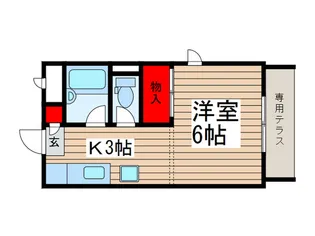 エクセレントAKEBONO【1階】の間取り