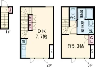 UVAS池袋の間取り