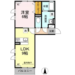 GRANDIOV【1階】の間取り