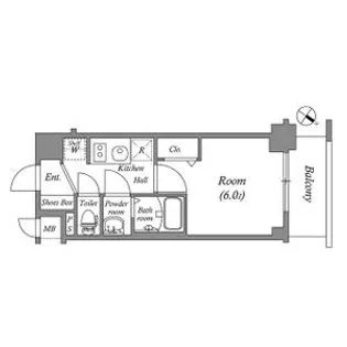 ファステート神戸サルビア【2階】の間取り