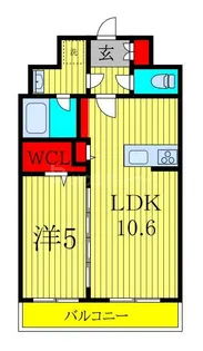 埼玉県さいたま市大宮区宮町4【マンション】の間取り