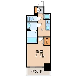 プレサンス丸の内城雅【5階】の間取り