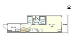 東京都世田谷区上馬4【マンション】の間取り