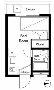 麻布フラット【5階】の間取り
