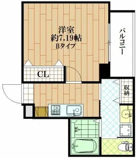 キャッスルパレス両国横網公園【5階】の間取り