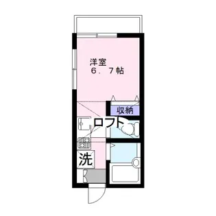 西町第三ハイツ【2階】の間取り