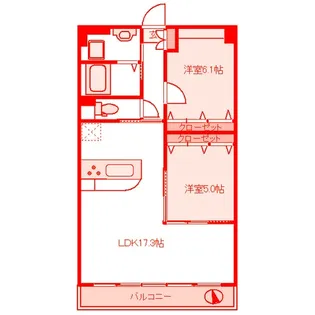 MASANA SIDE【2階】の間取り