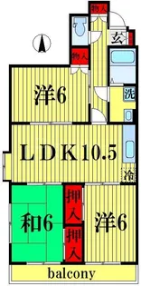 埼玉県さいたま市大宮区天沼町2【マンション】の間取り