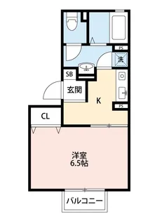 セジュール千里丘【1階】の間取り