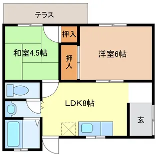 三重県津市津興【一戸建】の間取り