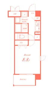 パステロ【5階】の間取り