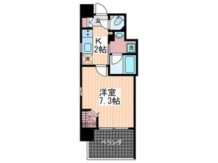 広島県広島市南区宇品御幸1【マンション】の間取り