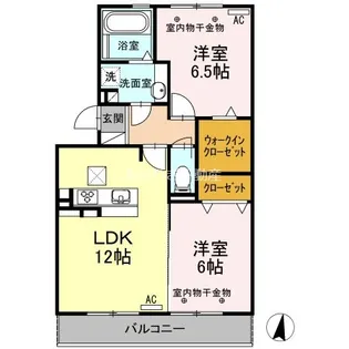 静岡県浜松市中央区丸塚町【アパート】の間取り