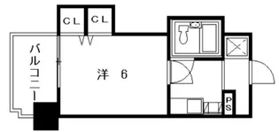 広島県広島市南区比治山町【マンション】の間取り