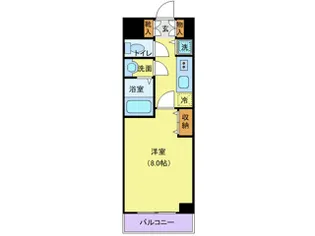 メゾン・ド・ヴィレ品川【12階】の間取り