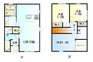 徳島県徳島市春日1【一戸建】の間取り