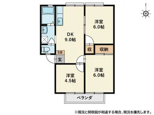 グレースシャトル本町A棟【2階】の間取り