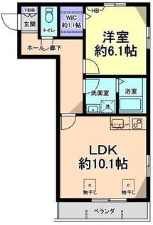 メゾンサブリナ【4階】の間取り