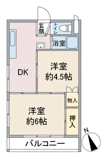 オリトハイツ【2階】の間取り