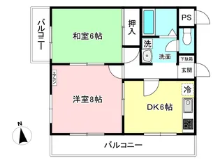 サン・ヒル5【4階】の間取り