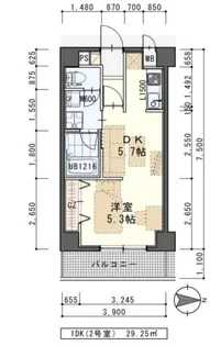 しゃとれ小松島【5階】の間取り
