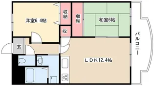 アビタシオン一番【8階】の間取り