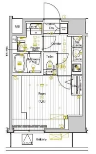 PREMIUM CUBE 両国DEUX【5階】の間取り