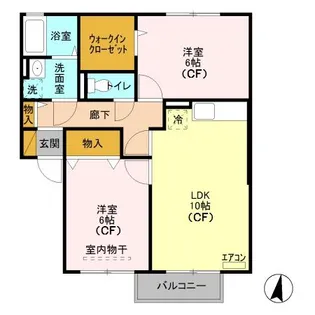 埼玉県さいたま市南区大字大谷口【アパート】の間取り