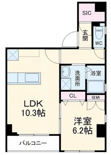 LILLA浦和仲町【3階】の間取り
