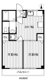 練馬マンション【2階】の間取り