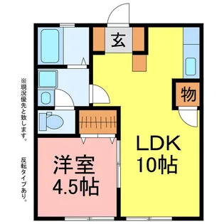 コーポ鈴森【2階】の間取り