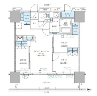 東京都江東区大島4【マンション】の間取り