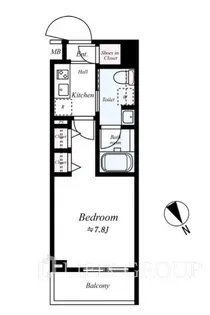 AXAS池袋Residence【7階】の間取り