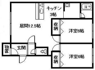 キャロルI.II【2階】の間取り