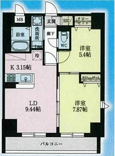 アルトメイ田無【2階】の間取り