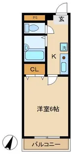 第18シンエイビル【3階】の間取り