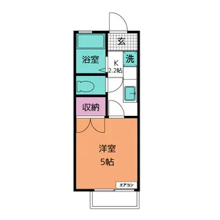 パークハイツ清水沼【2階】の間取り