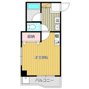 ビラフィオレ【6階】の間取り