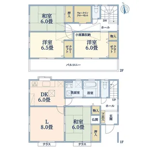 東京都杉並区宮前3【一戸建】の間取り