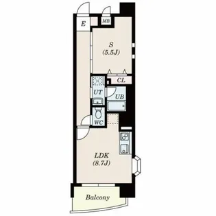 ロイヤルピジョン岩塚【9階】の間取り