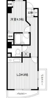 WOODBELLIV【3階】の間取り